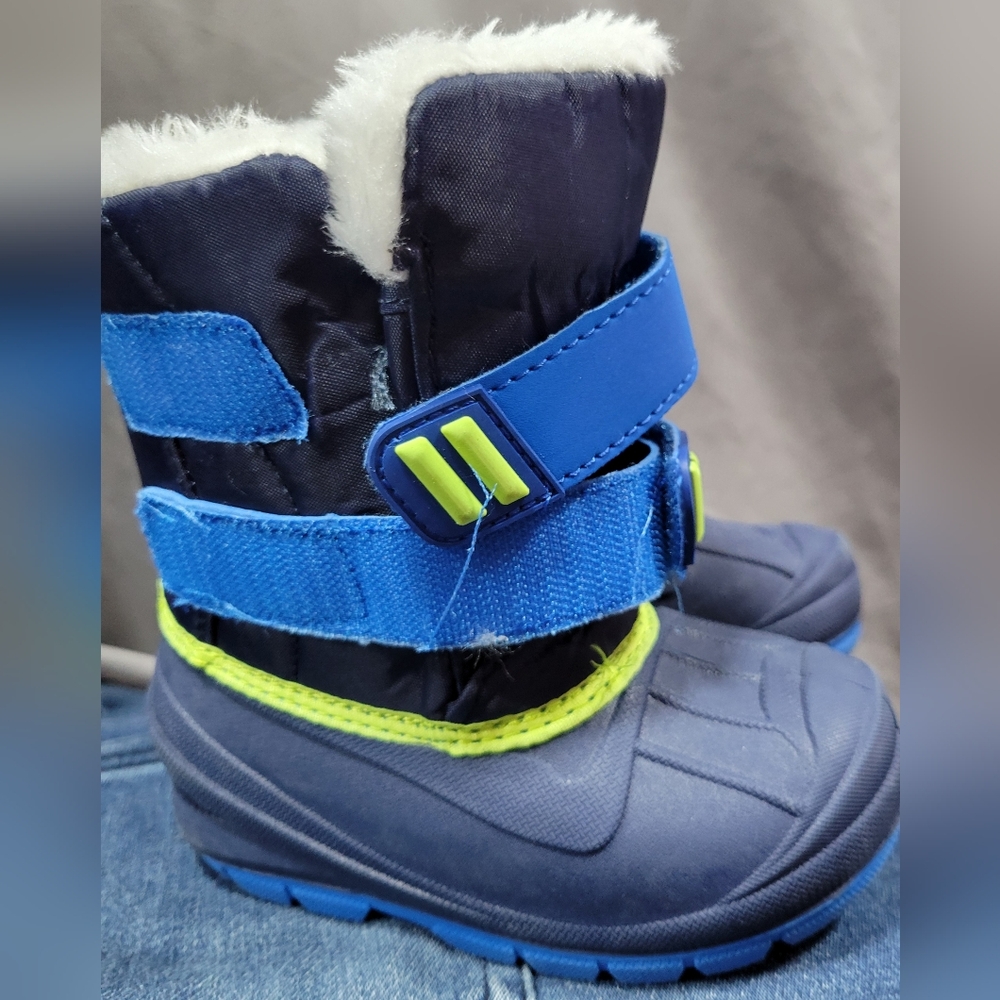Kids Blue Winter Boots